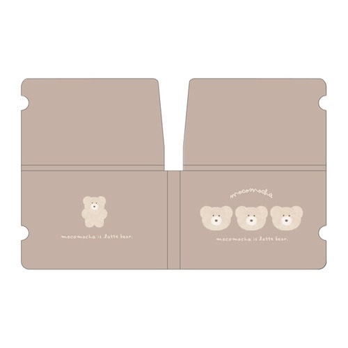 マスクケース 抗菌 コンパクトマスクケース モカ