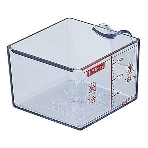 計量カップ 角型 米カップ 1合 フルベジスマイル