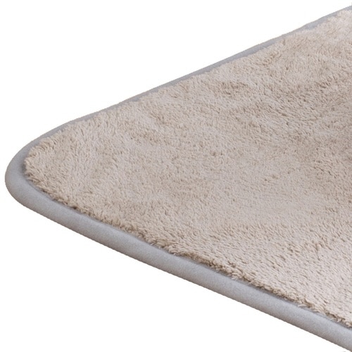 バスマット タオルバスマット ライトブラウン