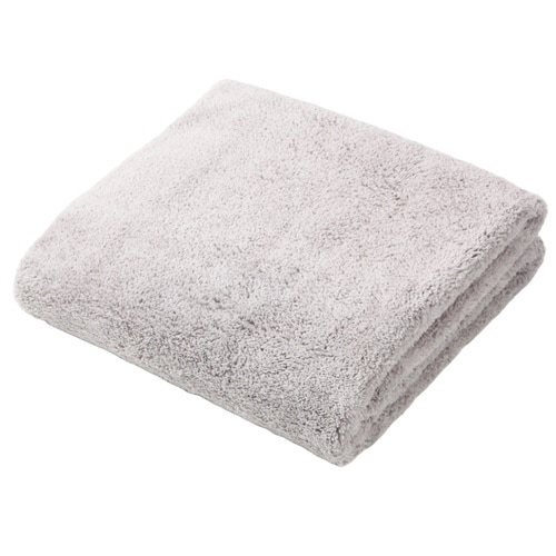 タオル バスタオル 60×120cm ライトグレー