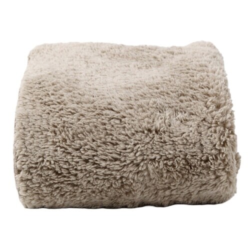 タオル フェイスタオル ライトブラウン