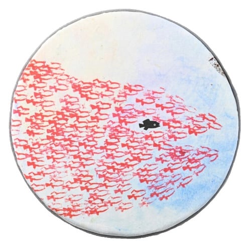 クッション 丸型シートクッション スイミー