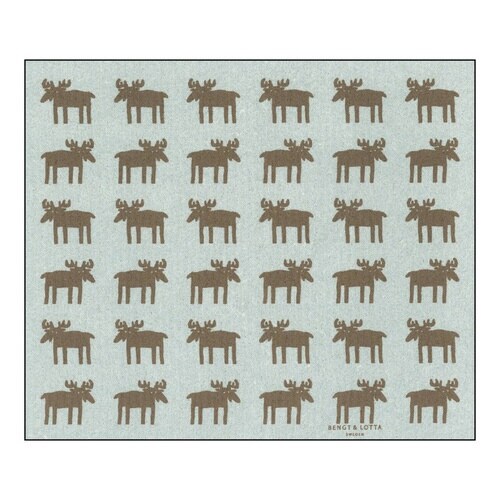 水切りマット e.スポンジワイプ ブラウングレー