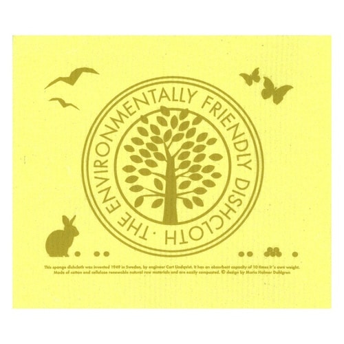 水切りマット e.スポンジワイプ ブラウンイエロー