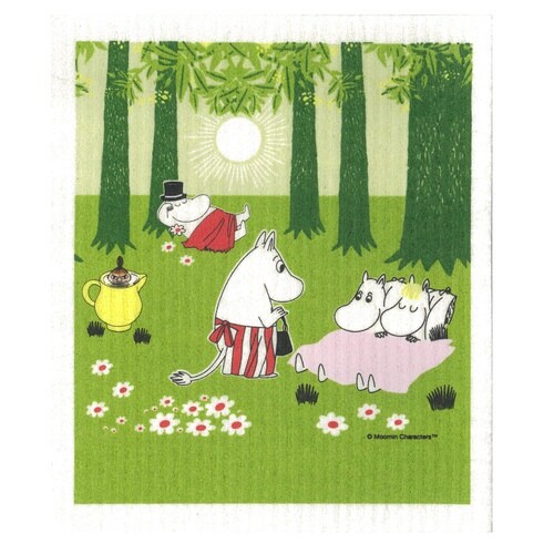 ふきん e.スポンジワイプ ムーミン フォレスト