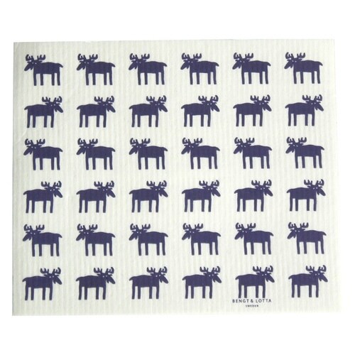 水切りマット e.スポンジワイプ ネイビー