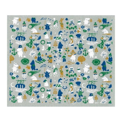 水切りマット e.スポンジワイプ ブルーグレー