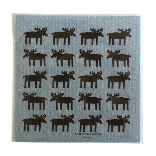 ふきん e.スポンジワイプ ブラウングレー