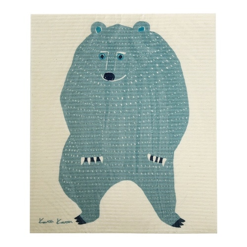 水切りマット e.スポンジワイプ kata クマ