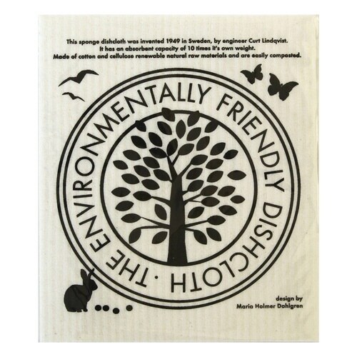 ふきん e.スポンジワイプ M ブラックホワイト