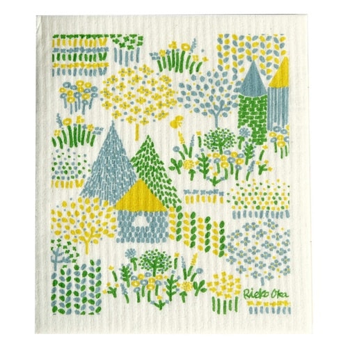 ふきん e.スポンジワイプ 十鶴 コーヒー豆 夏