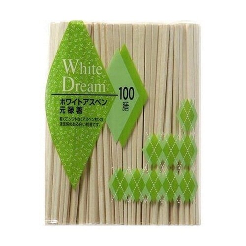 ホワイトアスペン元禄箸(裸)100膳