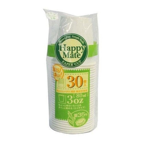 紙コップ 80ml HappyMate 30個入