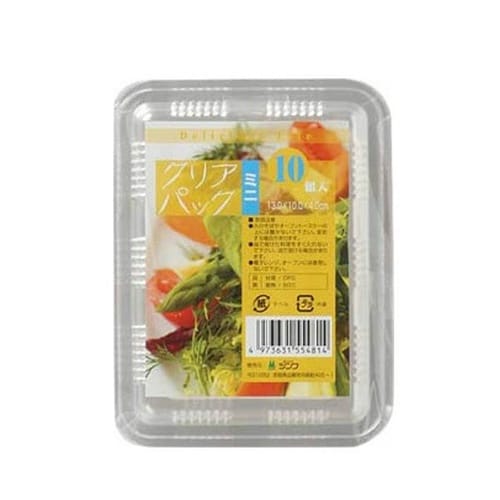 使い捨て容器 クリアパック ミニ 10個入