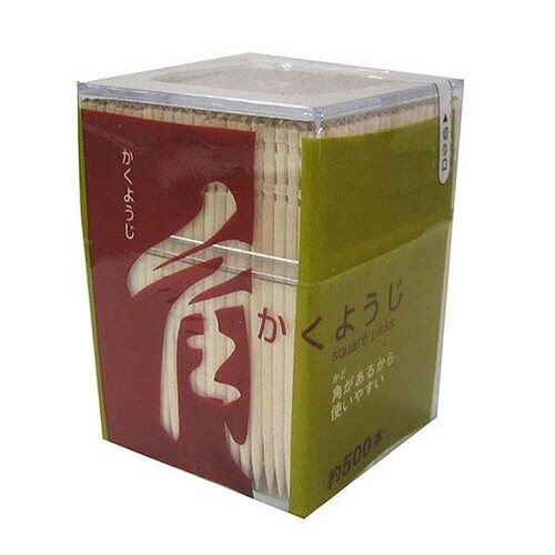 爪楊枝 つまようじ 角楊枝 500本入り