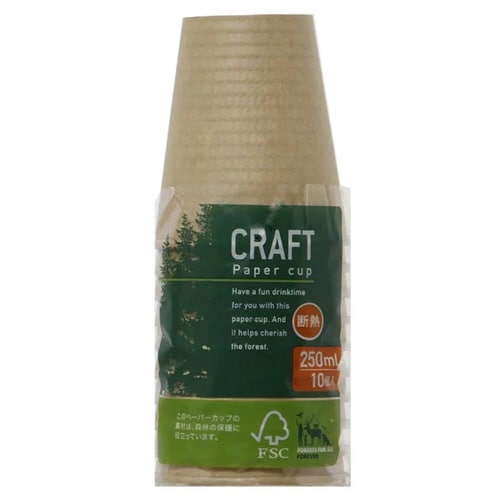紙コップ 250ml 10個入