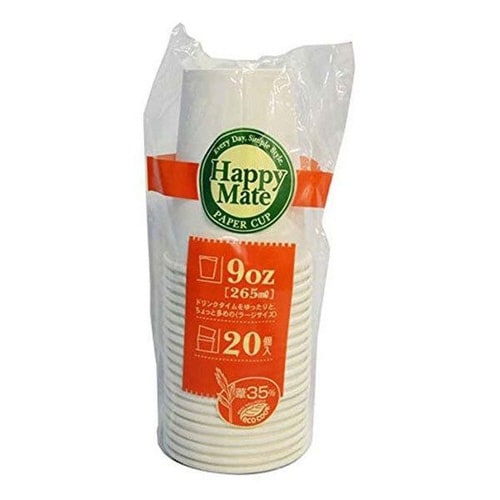 紙コップ 265ml HappyMate 20個入