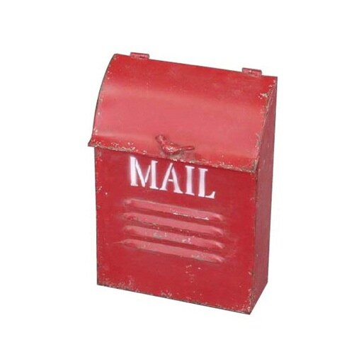 ポスト 壁掛け 郵便ポスト レッド