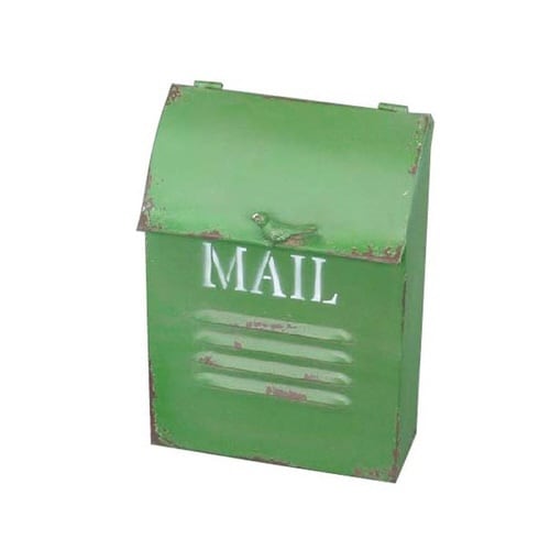 ポスト 壁掛け 郵便ポスト グリーン