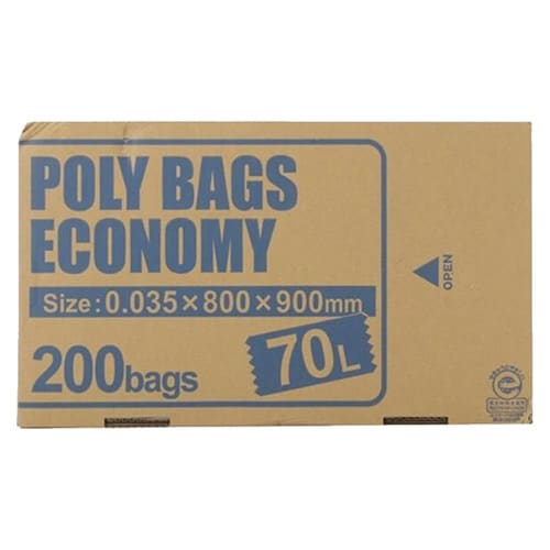 ゴミ袋 70L 200枚入り 透明 0.035mm