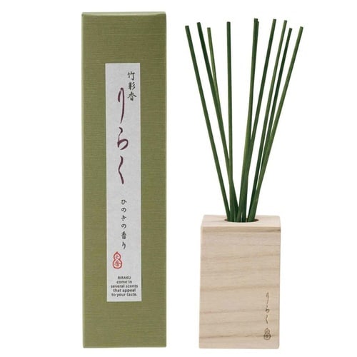 リードディフューザー 竹彩香 りらく ひのき