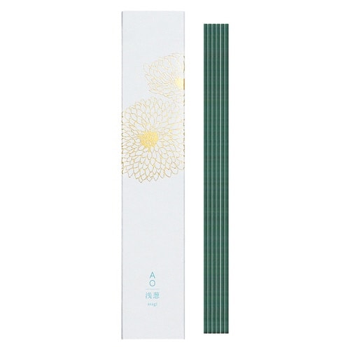 お香 AO 30本入り 香立て付き 浅葱