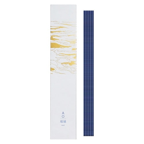 お香 AO 30本入り 香立て付き 瑠璃
