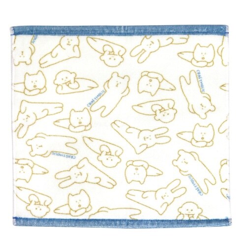 ハンドタオル 23×23cm ベージュ