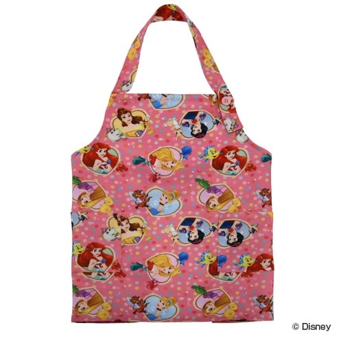 エプロン キッズ 子ども用 ディズニープリンセス