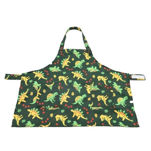 エプロン 子供エプロン M 3点セット 恐竜