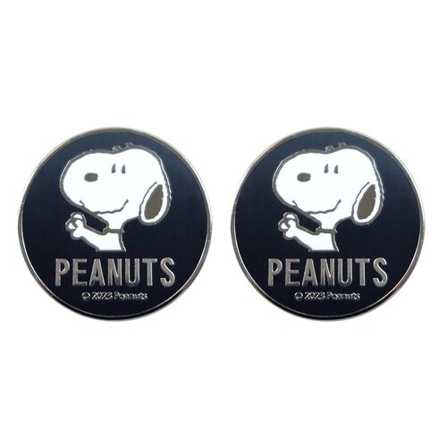 ナンバーボルトキャップ スヌーピー シルバー