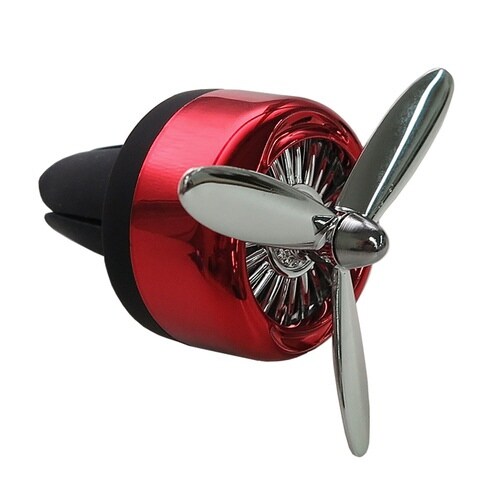 カーフレグランス プロペラ型 芳香剤 レッド