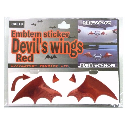 ステッカー エンブレムステッカー レッド