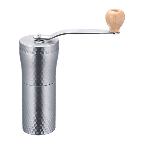 コーヒーミル 手動 槌目 セラミック ステンレス