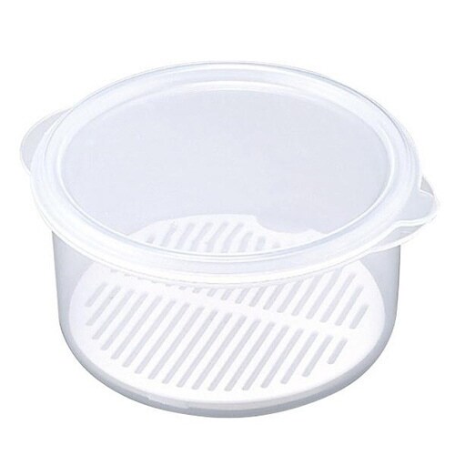 保存容器 システマ 丸 深型 密閉 目皿付き