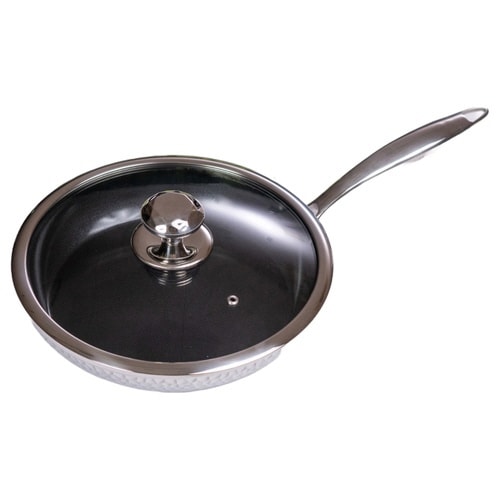 フライパン 26cm IH対応 槌目鍛造