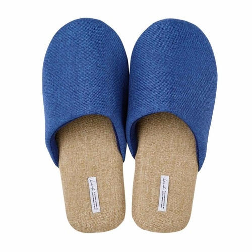 スリッパ ディジョン ルームシューズ S ネイビー
