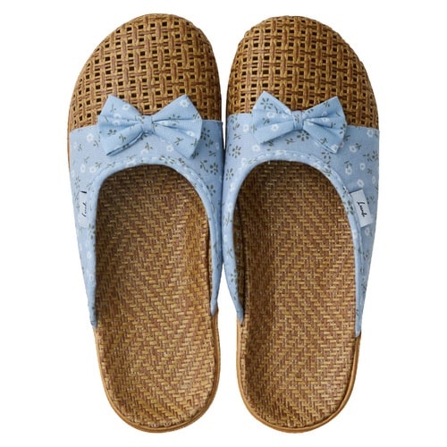 スリッパ リッセ ルームシューズ ブルー