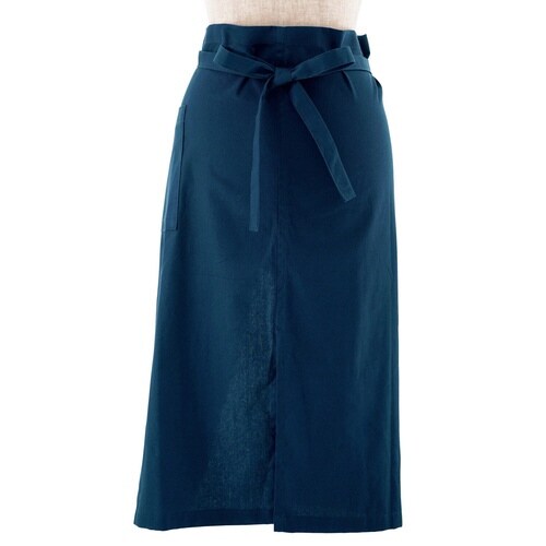 エプロン ルピナス ギャルソンエプロン ネイビー