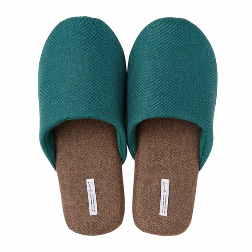 スリッパ ディジョン ルームシューズ S グリーン