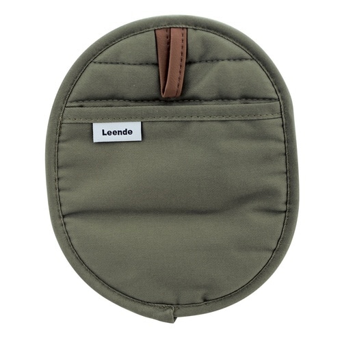 鍋敷き ルピナス ポットホルダー カーキ