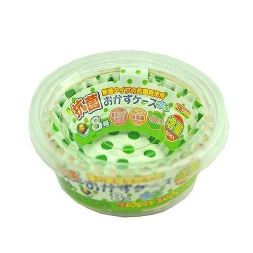 おかずケース 抗菌おかずケース水玉 8号 60枚入