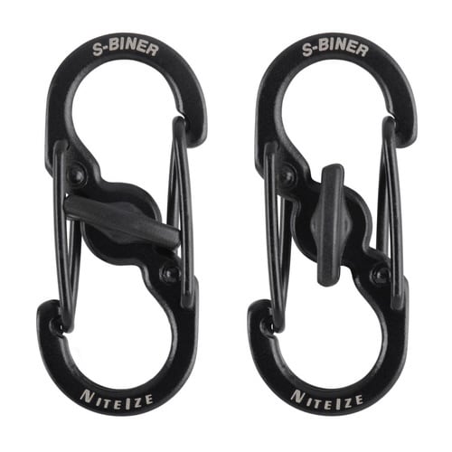 カラビナ 2個入 エスビナー ブラック