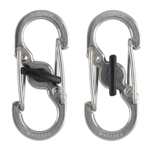 カラビナ 2個入 エスビナー シルバー