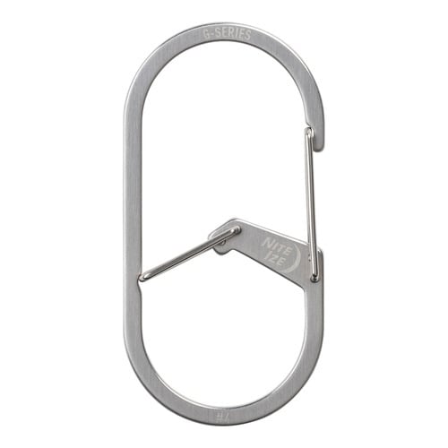 カラビナ G型 カラビナー #4 シルバー