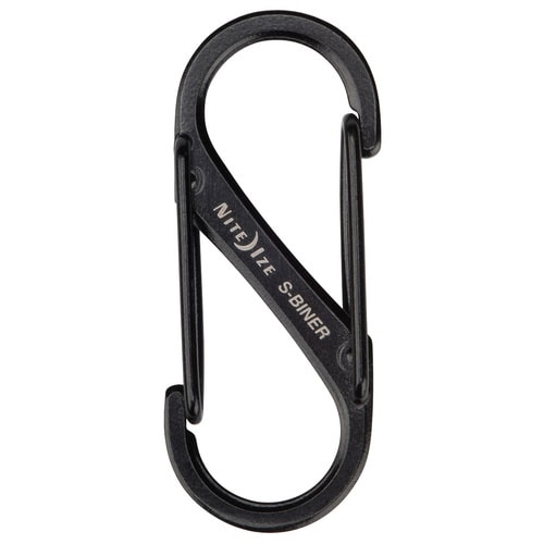 カラビナ 2個入 エスビナー #1 ブラック