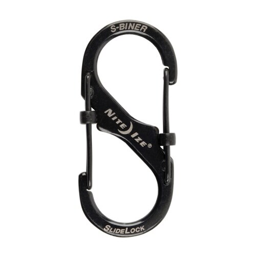 カラビナ エスビナー スライドロック ブラック