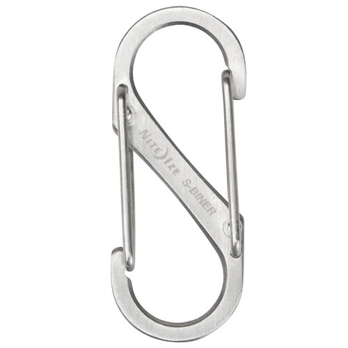 カラビナ 2個入 エスビナー #1 シルバー