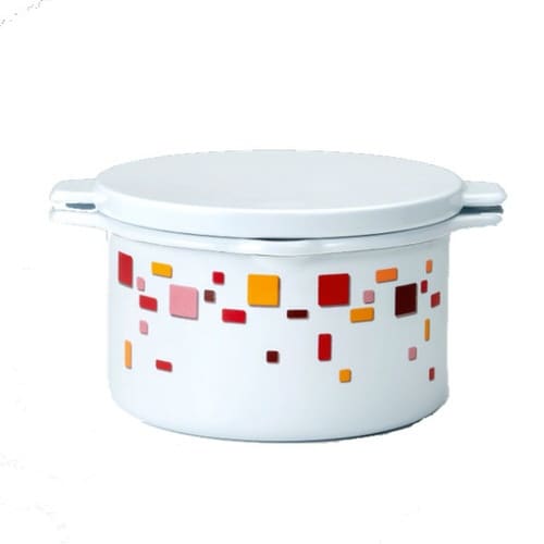 天ぷら鍋 16cm IH対応 蓋付き ホーロー製