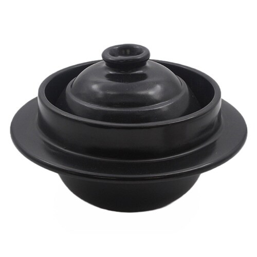 炊飯土鍋 1合炊 羽釜炊飯鍋 日本製 黒釉